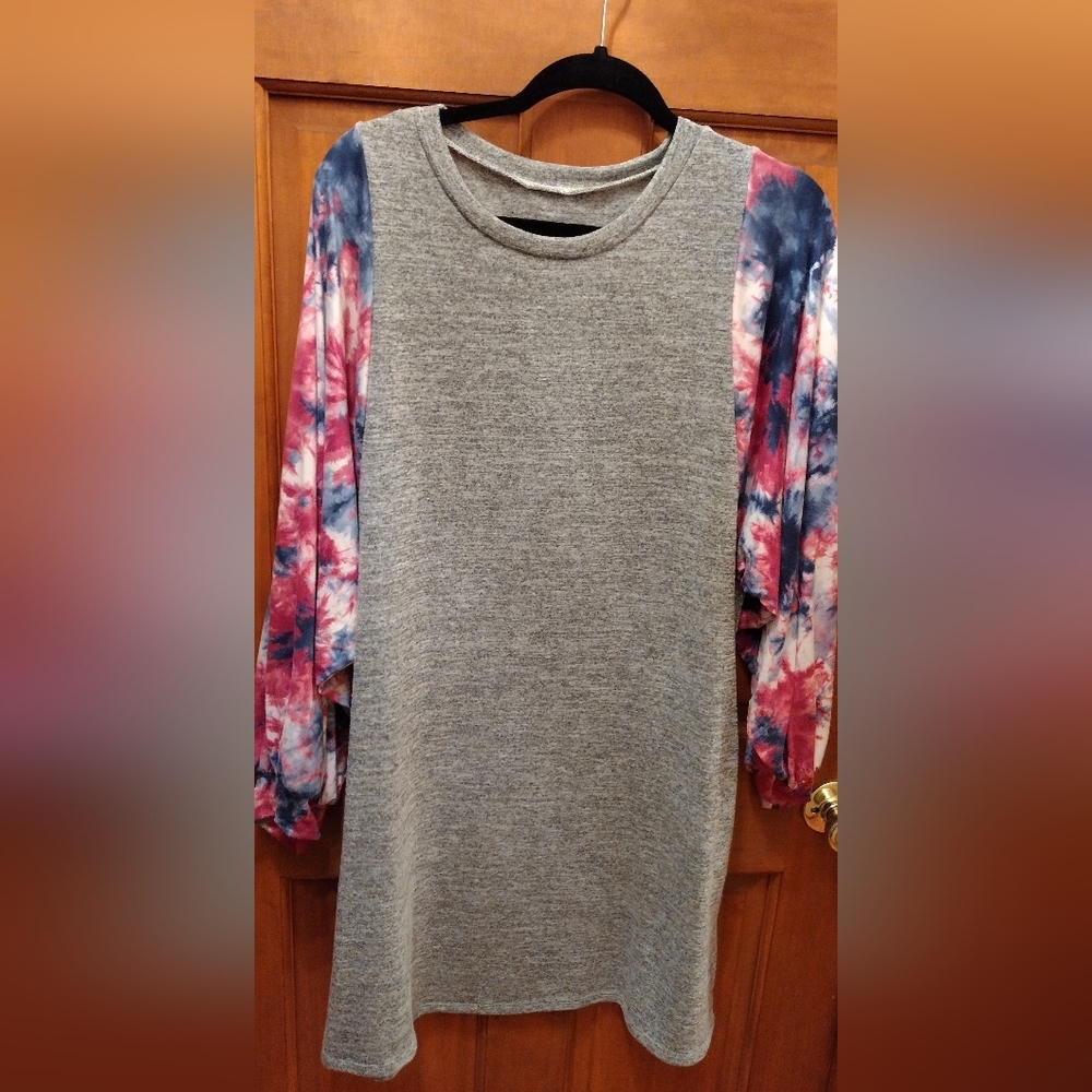 Long sleeve dress with pockets size large